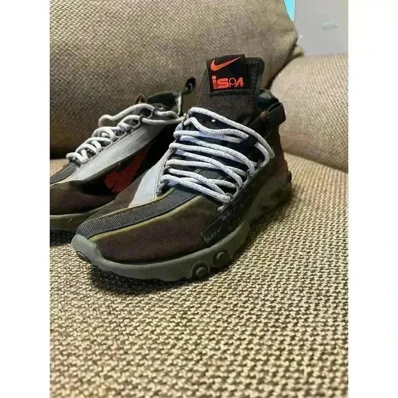 Nike React WR ISPA Velvet Brown Terra Orange size 4.5 - Picture 6 of 6